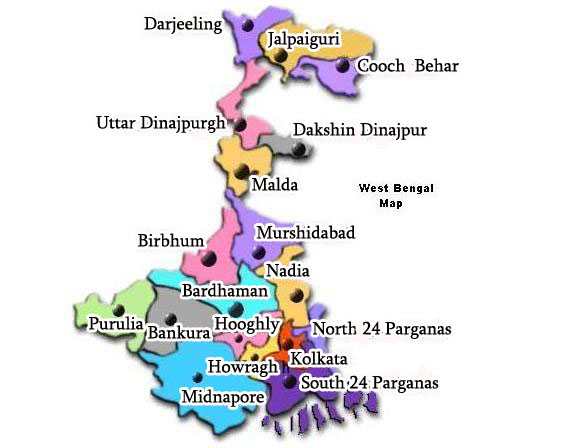 Districtwise Colleges in West Bengal